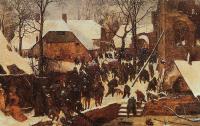 Bruegel, Pieter the Elder - The Adoration of the Kings in the Snow